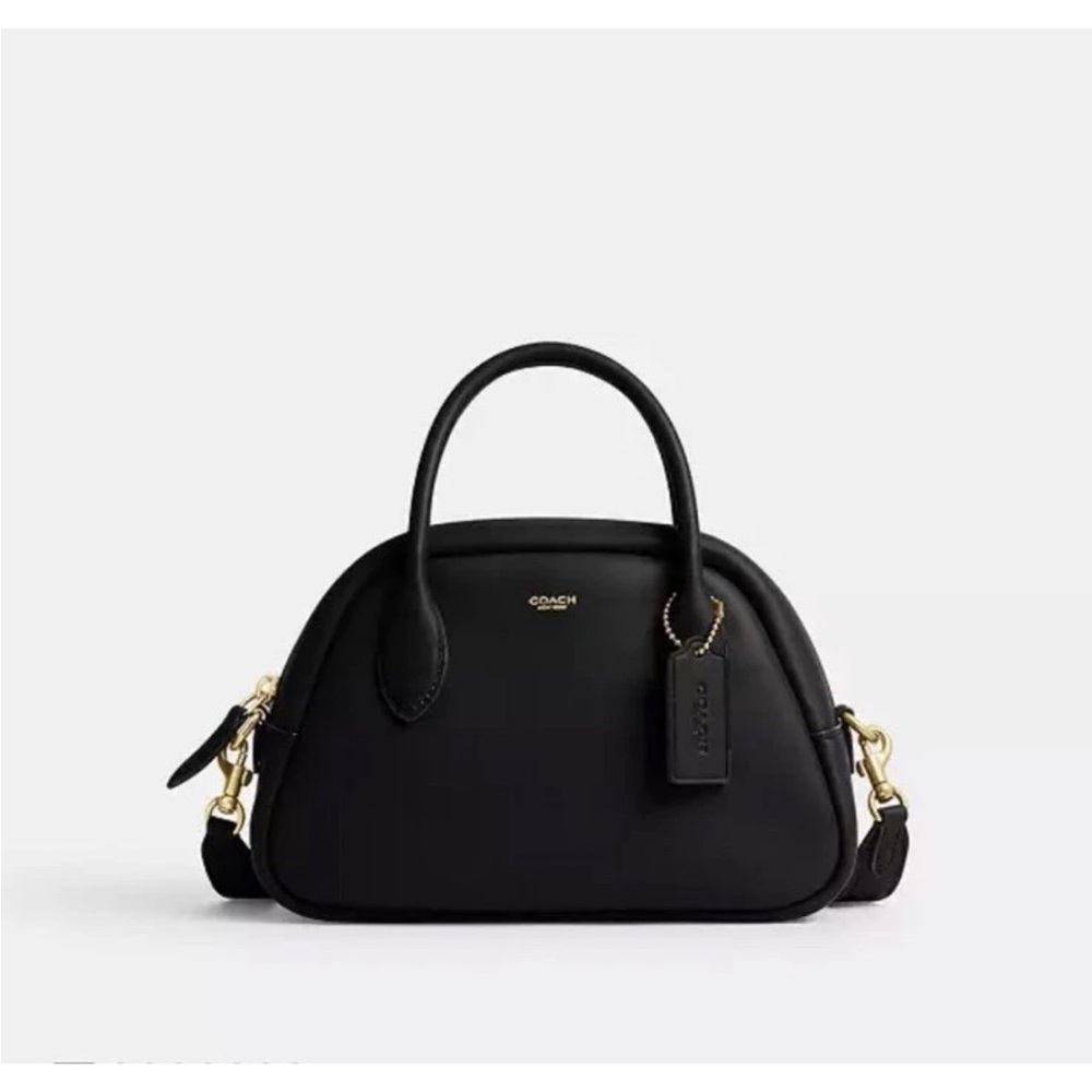 Coach Borough Bowling Bag in Colour Black And Coach customized Hangtag NWT - Picture 3 of 14